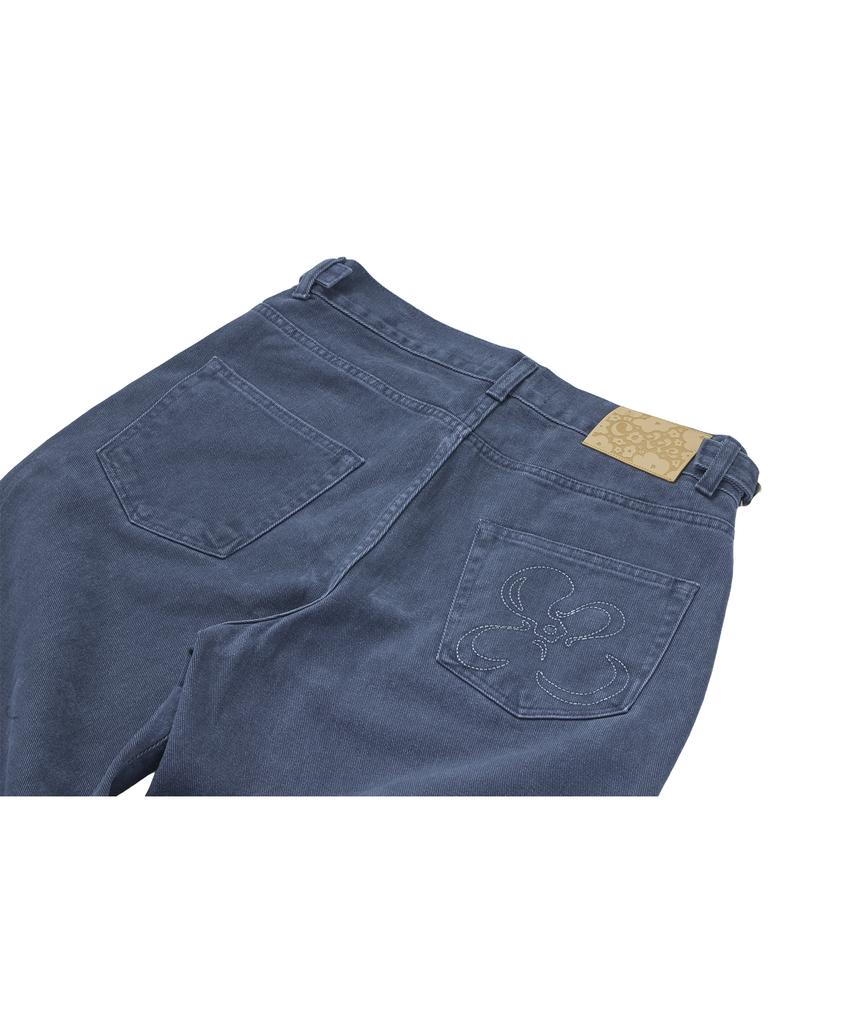 Kkotte Pixie Garden Garment Washed Pants (Blue)