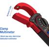 Multimetru digital cu clemă, tester de tensiune manual AC DC cu 6000 de contoare, ampermetru și condensator, test de putere, tester de tensiune auto, etc.
