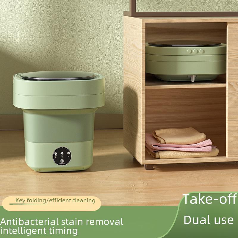 8.0L Portable Folding Washer & Dryer for Baby Clothes and Socks