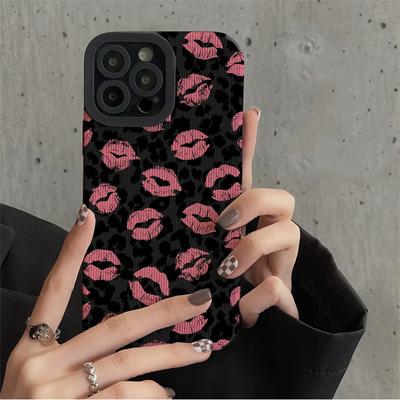 Módní Vintage Leopard Láska Polibek Silikonové Pouzdro Pro Samsung Galaxy A32 A52 A50 A51 A31 A21S A53 A54 A71 A73 A12 A13 A14 5G Kryt