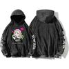 Kanroji Mitsuri Hoodie Anime Demon Slayer Sweatshirt For Women Men Clothing Long Sleeve Streetwear Washed Cotton Hooded Pullover