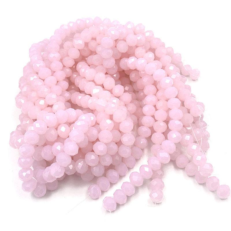Crystal Beads 2 3 4 6 8mm Rondelle Loose Spacer Blue Glass Beads for Jewelry Making Bracelets Supplies Necklace DIY Accessories