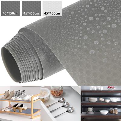 Drawer Liners EVA Anti-slip Kitchen Shelf Liner Drawer Mat Tableware Mat Cabinet Liner for Kitchen Shelves Drawers Table Tops