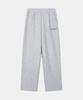Delma W Wellness Club Semi-Wide Sweatpants - Gray