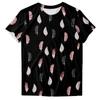 Women's Fashion Casual Print Round-neck Short Sleeves Printed T-shirt