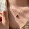 Collier pendentif grenade mignon Choker rouge clavicule Boucles d'oreilles fruitées tendance Quotidien