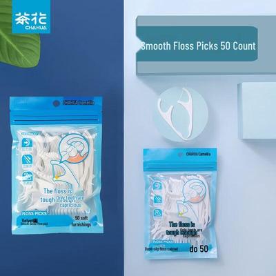 Chahua 50-Count Fine Smooth Dental Floss Picks