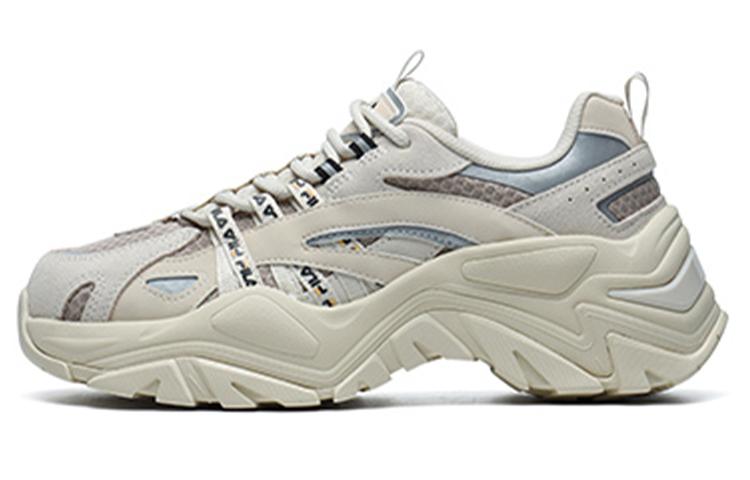 Damen-Sneakers FILA Stoff Niedrig geschnitten Klobige Sneaker Damen Beige 38 white