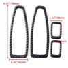 Real Carbon Fiber Door Window Switch Panel Trim Set For BMW 3 4 Series F30 F34