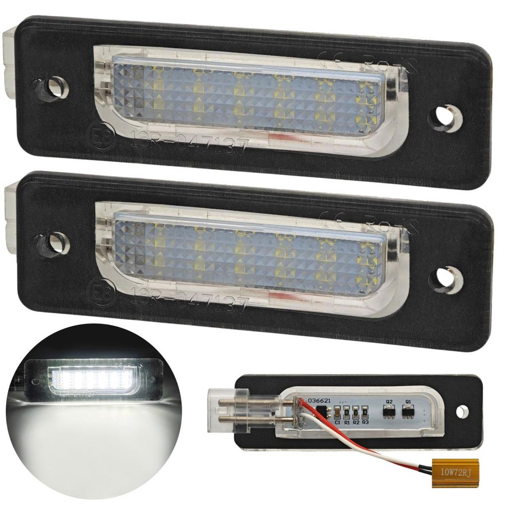 Luces LED de matrícula compatibles con BMW E32, E34, 650lm, 2 piezas Off-Road