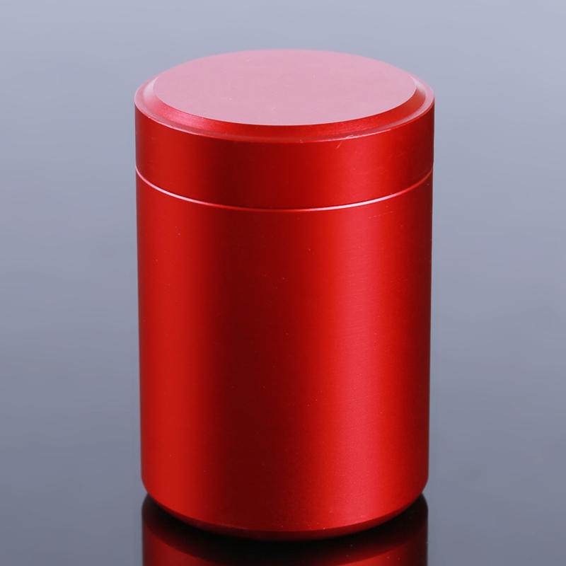 Aluminum Herb Stash Jar Airtight Smell Proof Stainless Steel Tea Container Box