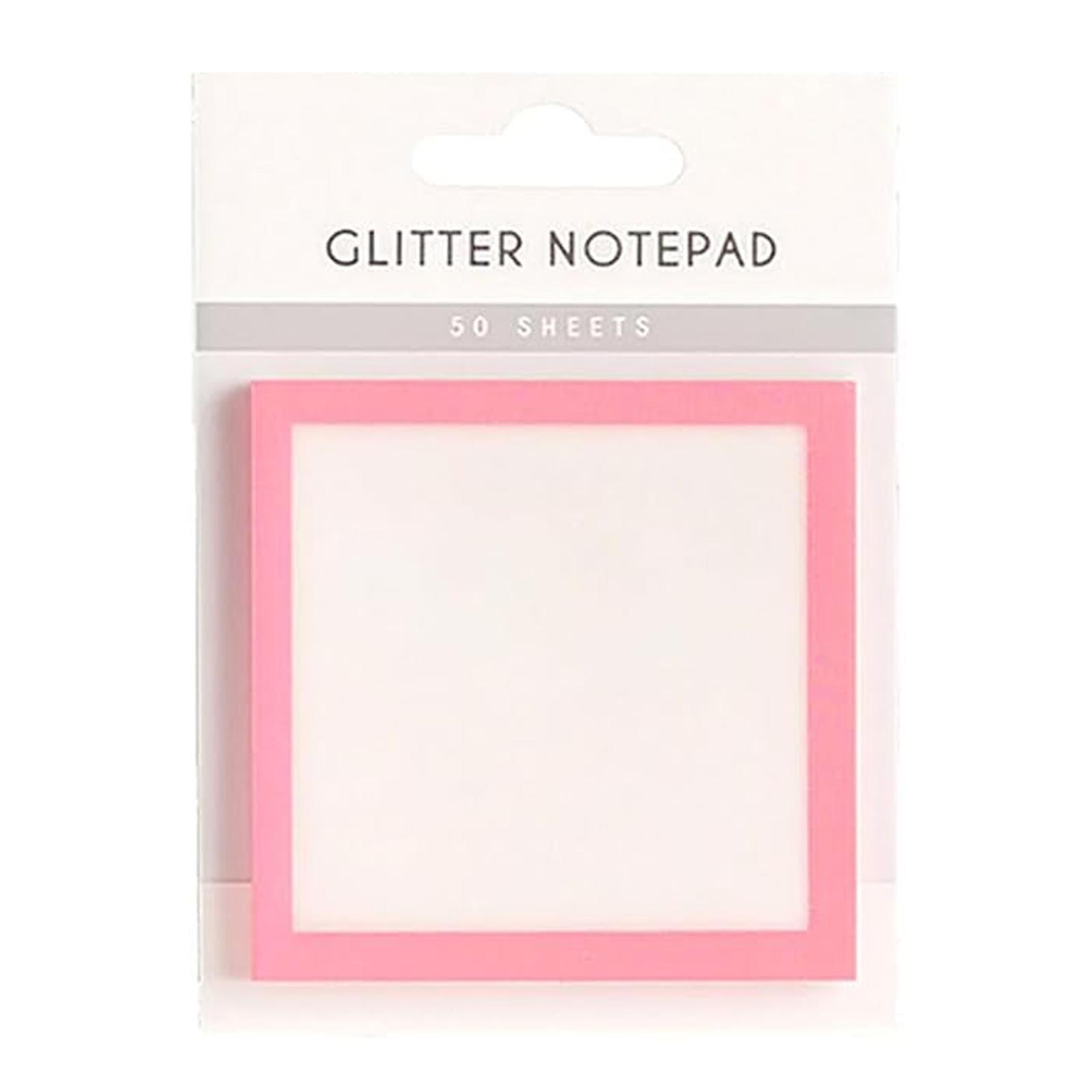 Блокнот с блестками, многоцелевые прозрачные самоклеящиеся заметки, самоклеящиеся заметки, маленькие блокноты для заметок, список дел