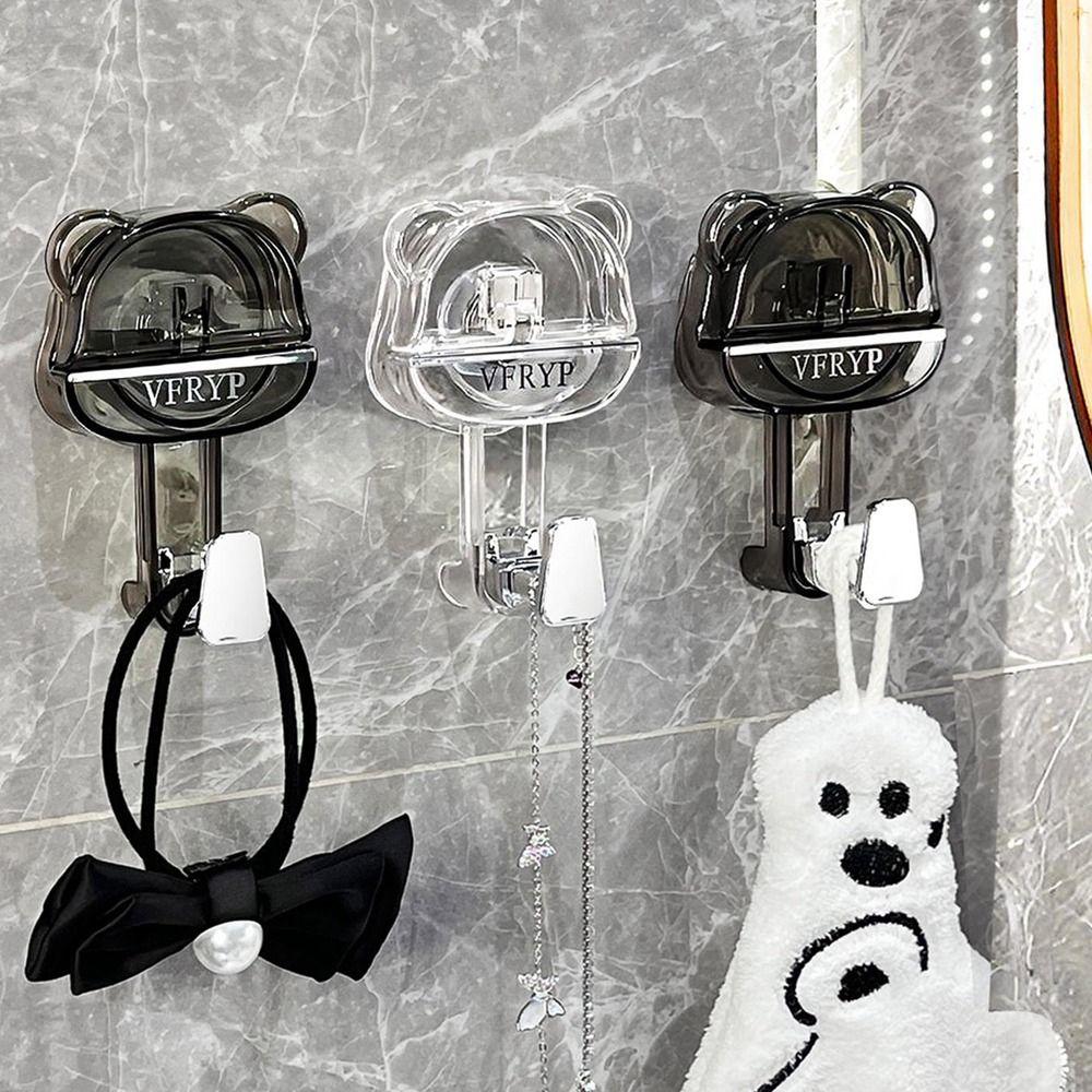Wall Hanging Door Wall Vacuum Hooks Plastic Clothes Hangers Strong Suction Cup Hooks for Household