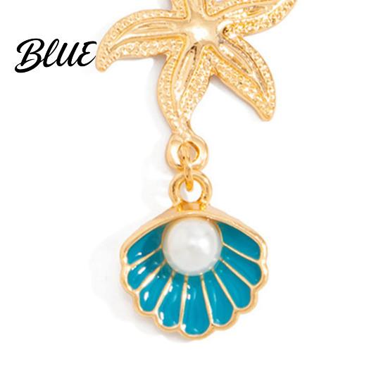 Sexy Beachwear Accessory 2Pcs/Set Bikini Hanging Chain Ocean Theme Keychain