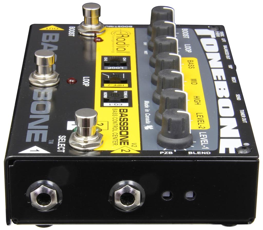 RADIAL Bassbone V2 Bass Preamp DI Box Imported In & (Officially Japan)