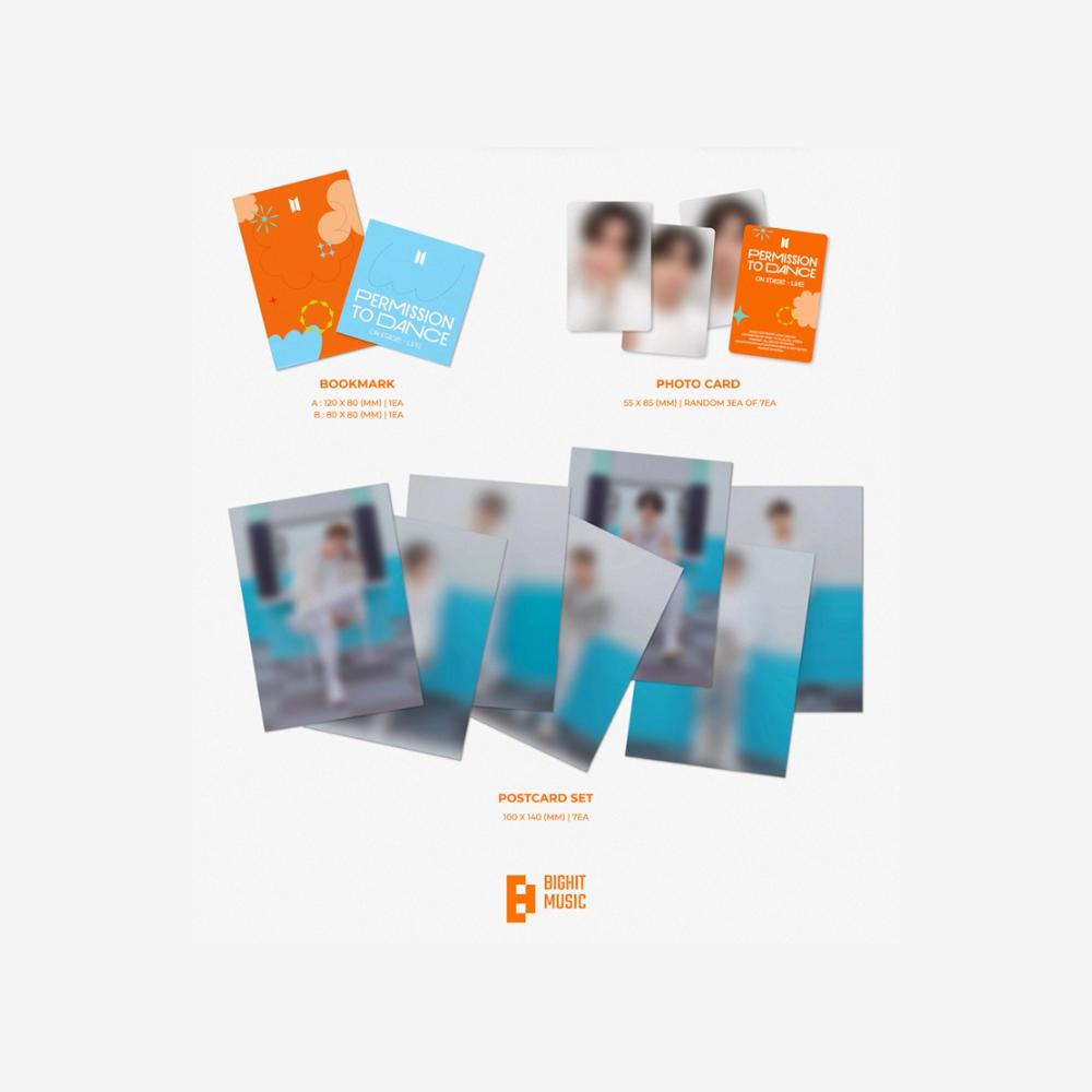 BTS PERMISSION TO DANCE ON STAGE LIVE + SEOUL Digital Code Set & POB