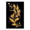 1pcs Canvas Painting Dark Golden Flower Wheat Canvas Painting Decorative Paintings Wall Decor Art Mural Wall Decoration for Home No Frame