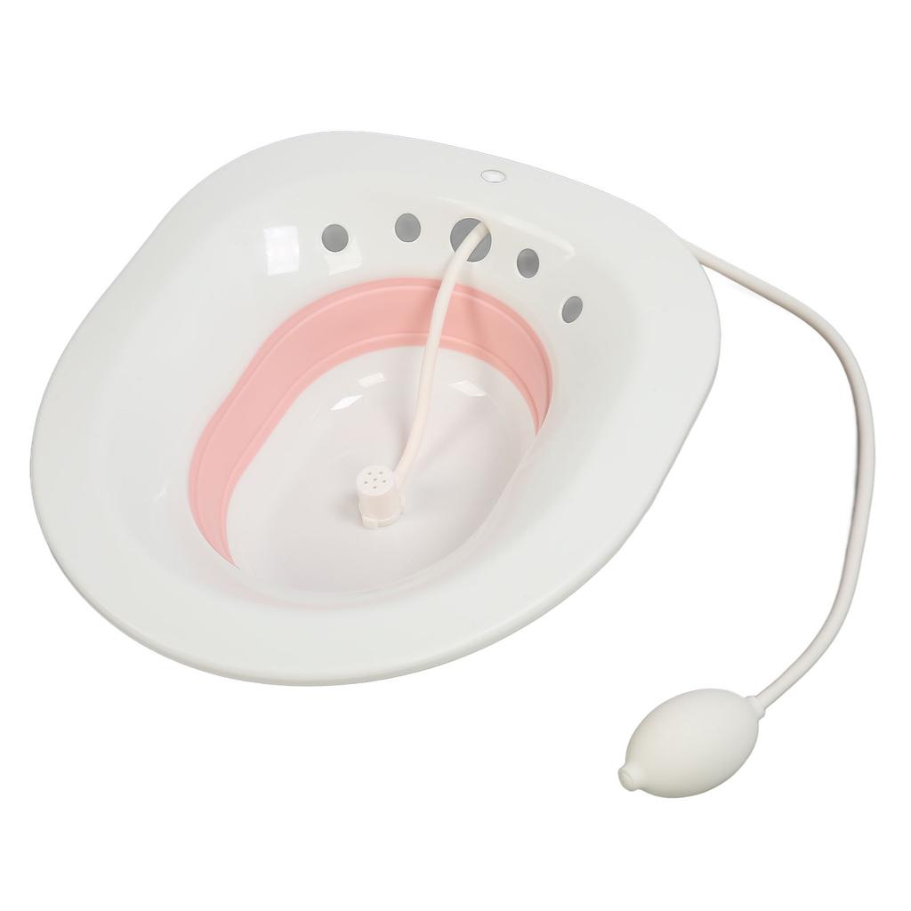 Sitz Bath Folding Multifunctional PP Silicone Toilet Seat Sitz Bath for Hemorrhoid Postpartum Care