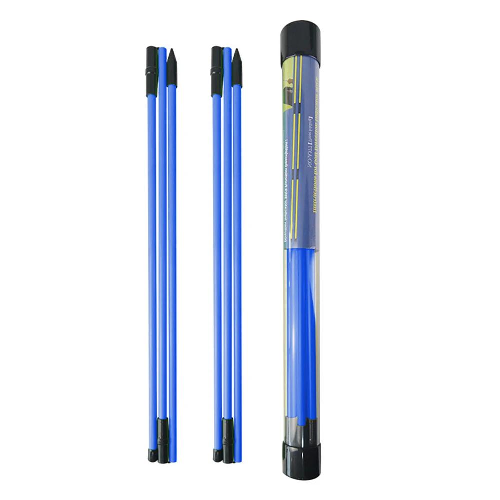 2Pcs Golf Alignment Sticks Collapsible Golf Practice Rods Putter Green Trainer Tools Golf Swing Training Tool