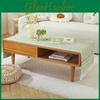 Nordic Home Modern Cotton Linen Rectangular Tablecloth With Non Slip Back For Living Room Decor