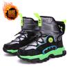 Children's Thickened Snow Boots Winter Boys Middle and Older Children Elementary School Students Non-slip Waterproof Velvet Warm Northeast Large Cotto
