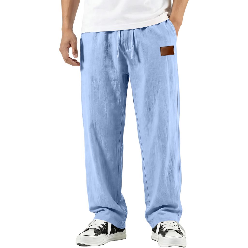 Men's Cotton Linen Trousers Men's Casual Fashionable Cotton Linen Trousers