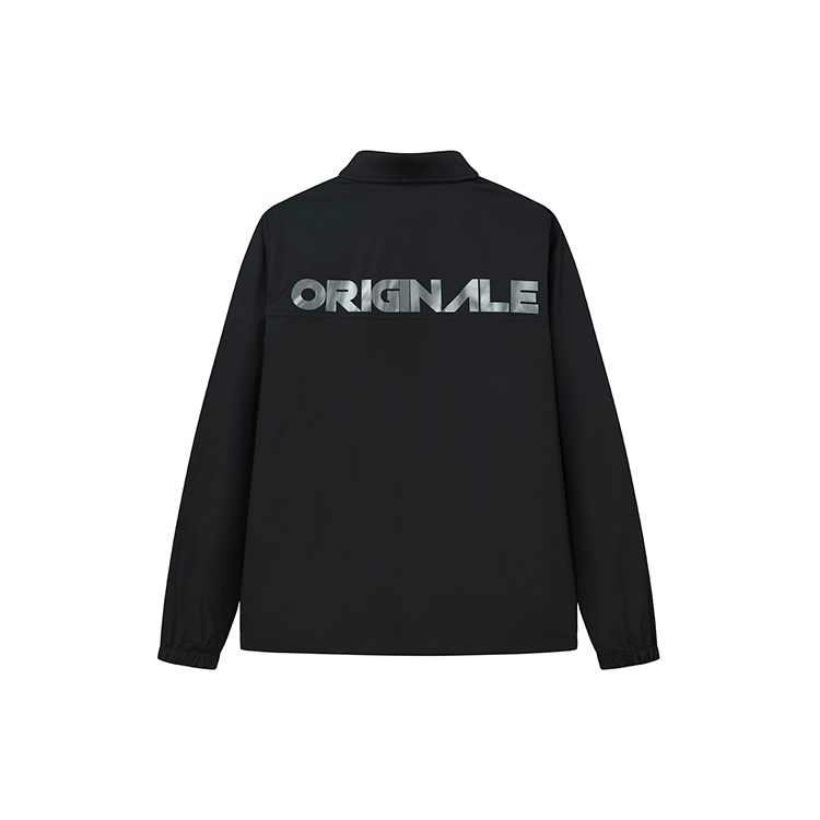 Fila Letter Logo Sports Casual Jacket Men Outerwear Black F11M229402F-BK