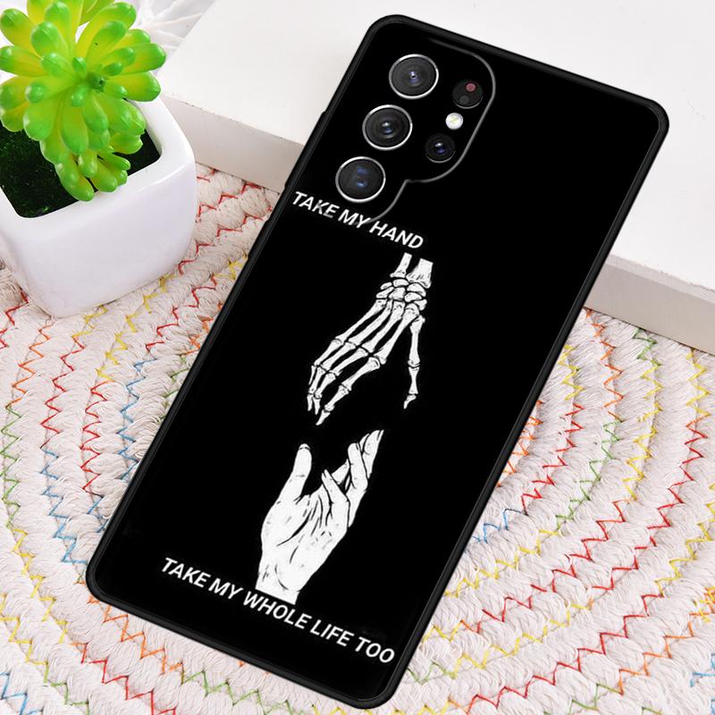 Skelett Liebhaber TPU Handyhülle Für Samsung Galaxy note 10 pro S26 S25 S24 S23 S22 Ultra Plus S21 FE S20 Stoßfeste Hülle