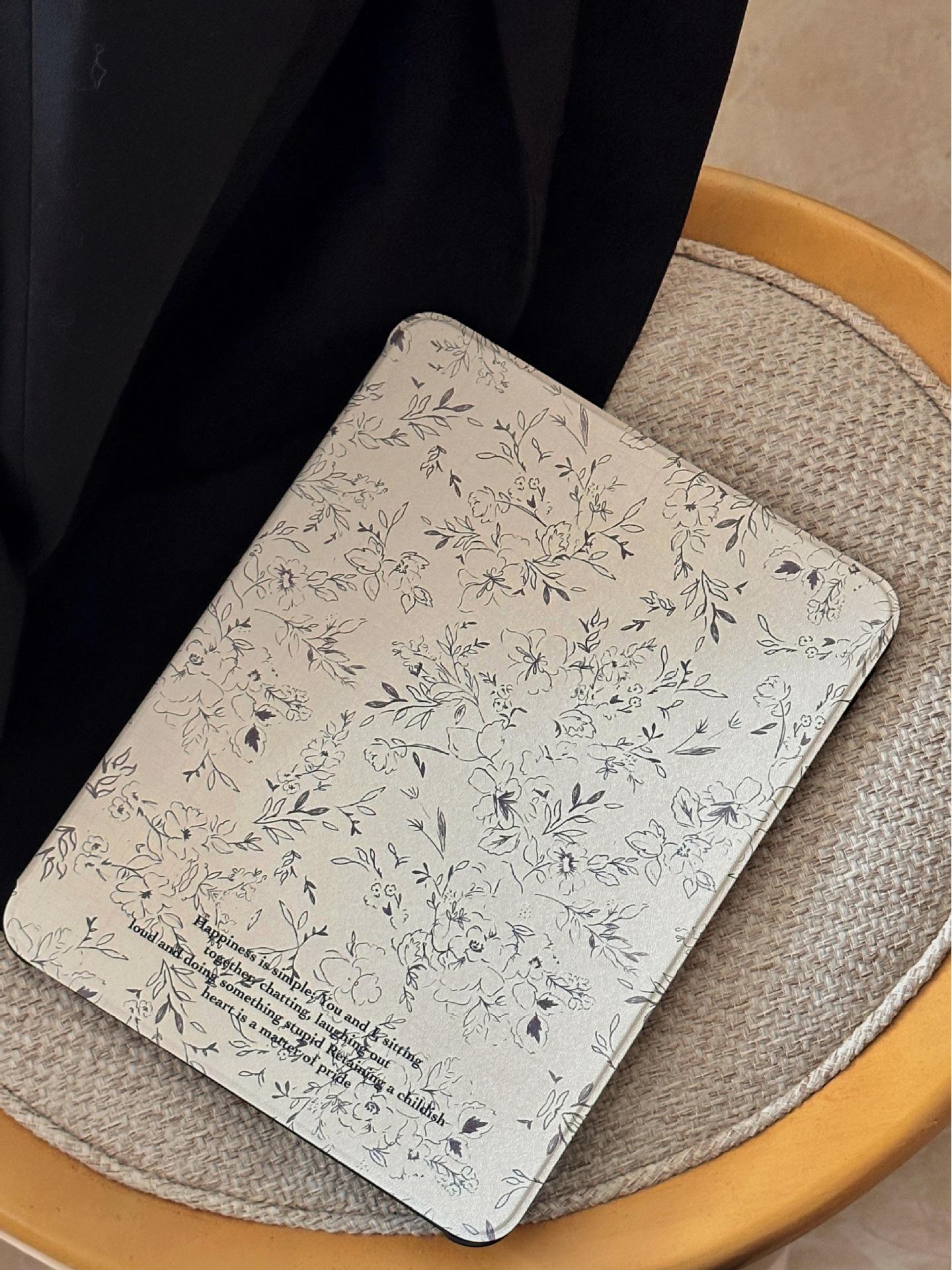 

Black Floral Rotating Case for iPad Mini 6/Pro iPad mini 6/7 (8.3 inch)