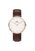 Jahr importiert Daniel Wellington DW Uhr Classic Bristol 40mm Uhr Marke stilvolle beliebte Business Leder Geschenk Freund [Official Shop/2