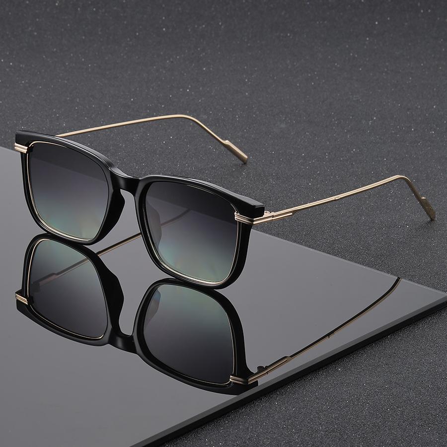 

Новые модные большие солнцезащитные очки в металлической оправе для женщин Уличный стиль Солнцезащитные очки Модная оптика зелёный