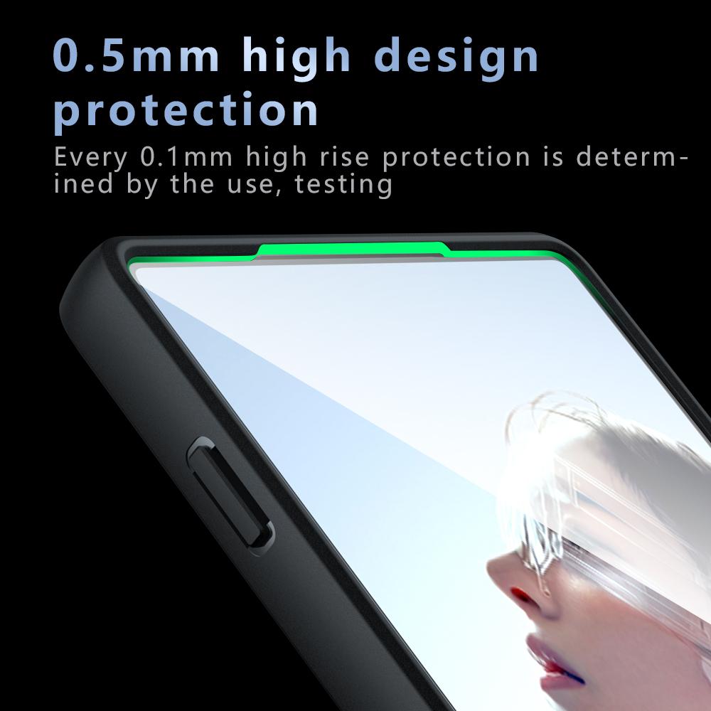 Stoßfeste Hülle für ZTE Nubia RedMagic 11 Air Magnetisch Kabelloses Laden Weicher TPU-Rahmen Transluzente Matte Kunststoff-Handyhülle