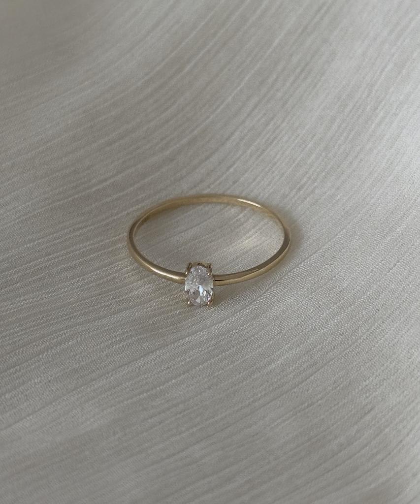 Faye 14K Ovel Ring (Type A)