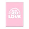 Pink Flower Letter Posters Canvas Painting Modern Love Heart Round Shape Pictures Prints Wall Art for Living Room Decor Unframed