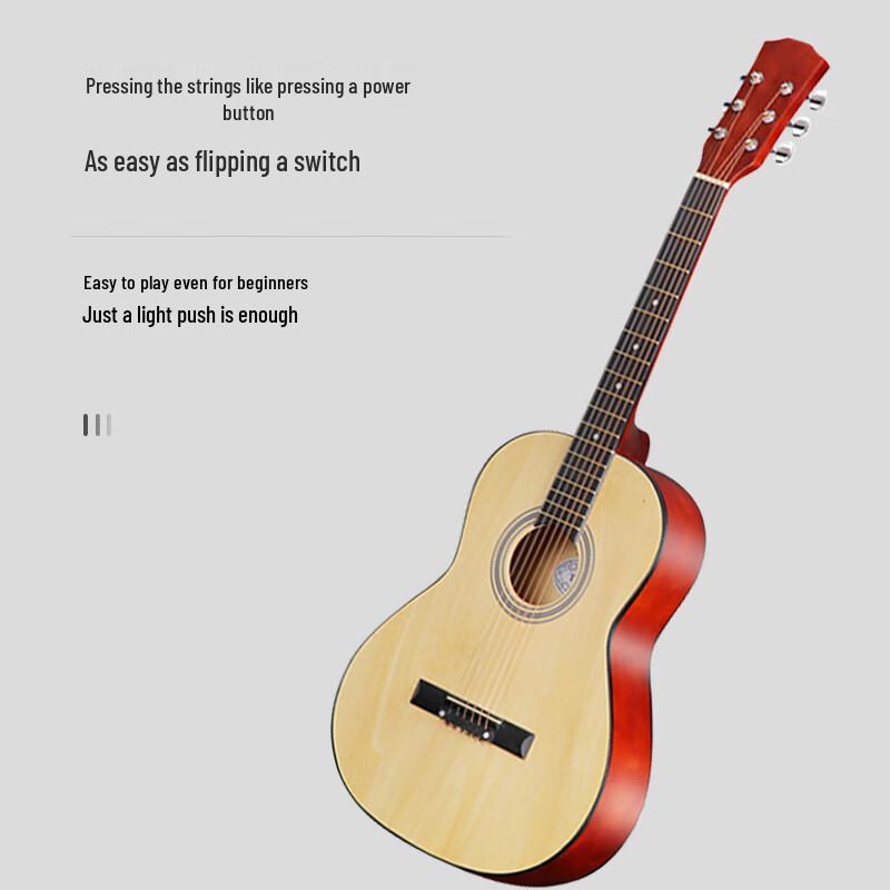 Akazienvogel 36-Zoll Anfänger Folk-Gitarre