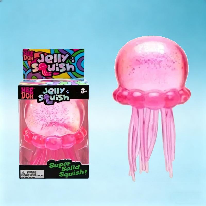 Süßes NeeDoh Jelly Hops Oktopus Fidget Spielzeug Wasserdicht Sensorisch Knetbar Wasserspiel Geschenk für Jungen und Mädchen