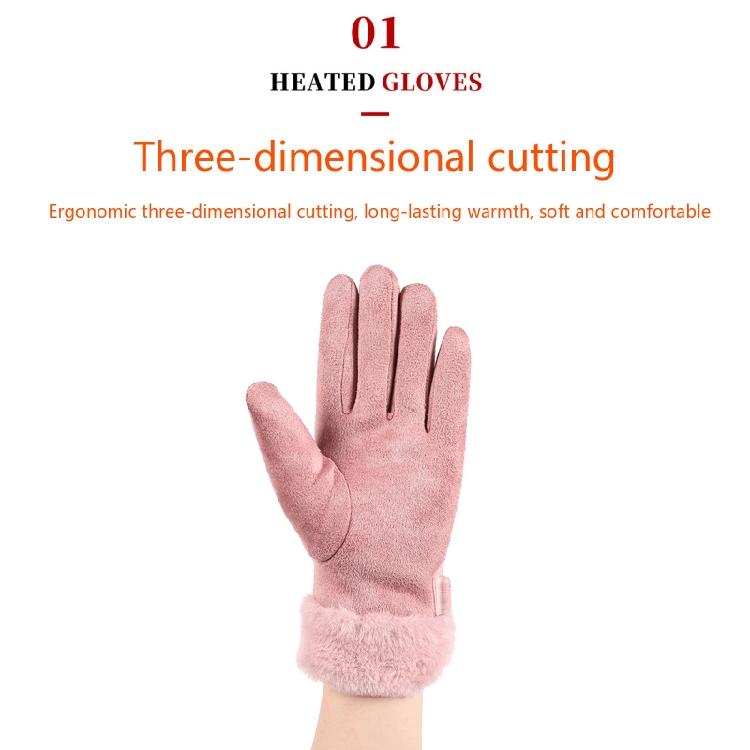 USB Heizhandschuhe Wärmehandschuhe, für Damen Outdoor Camping Skifahren