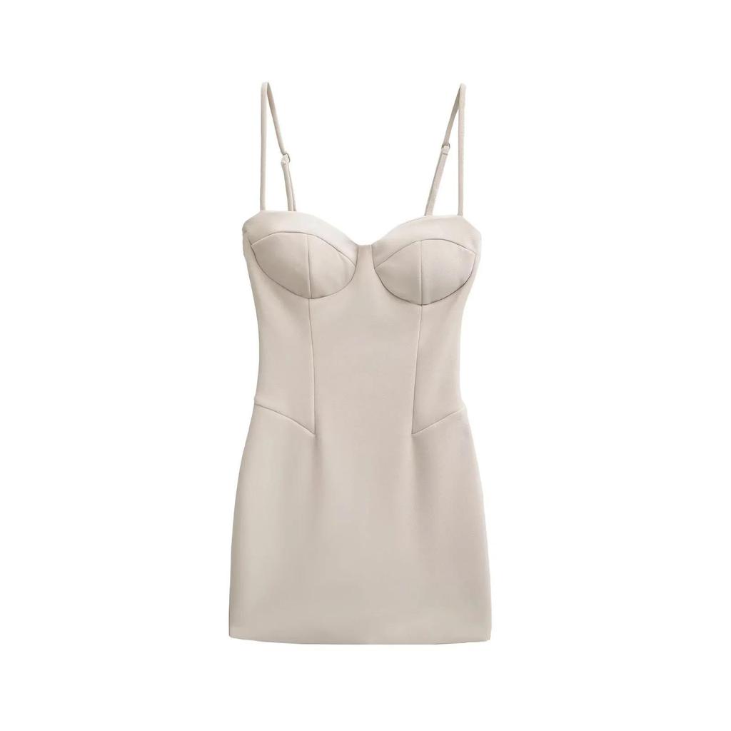 Sexy trägerloses rückenfreies Sommer-Bodycon-Kleid für zierliche Frauen