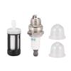 Carburetor set, suitable for FS38 FS45 FS46 FS55 KM55 FS85 grass trimmer, good for mixing fuel and  , ensures   engine running. sy installation