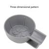 Easy To Clean Reusable Shaving Foam Bowl Plastic Portable Rim Shaving Mug Large Capacity Wide Mouth Shave Cream Cups Man