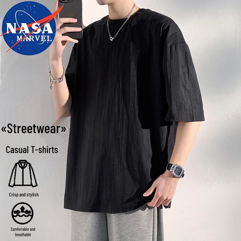 NASA MARVEL Men s Casual Round Neck T-Shirt 2XL