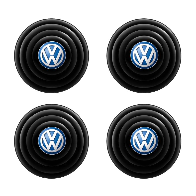 

For VOLKSWAGEN VW 4Pcs Car Door Shock Trunk protection pad Auto accessories For Volkswagen VW Golf Tiguan Jetta GTI Transporter