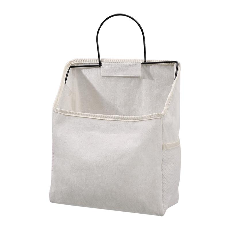 Hanging Bag Dormitory Dormitory Artifact Storage Bag Wall Hanging Wall Cloth Tabletop Cotton Linen Storage Bag