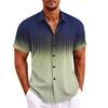 Hawaiian Shirt For Men, Men's Vintage Button Down Bowling Shirts Short Sleeve Summer Beach Shirt