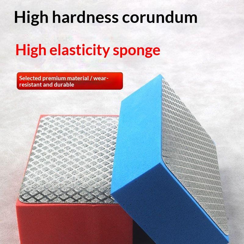 4/6Pcs HardDiamond Hand Polishing Pads Hand Polishing Tile Edge Trimmer Burr Remover For Stone Glass Granite Wood Polishing Tool