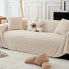 Velký potah na pohovku proti kočkám ve stylu Zimní plyšová ručník na pohovku Jednobarevné Plné pokrytí Deka na pohovku Plný potah