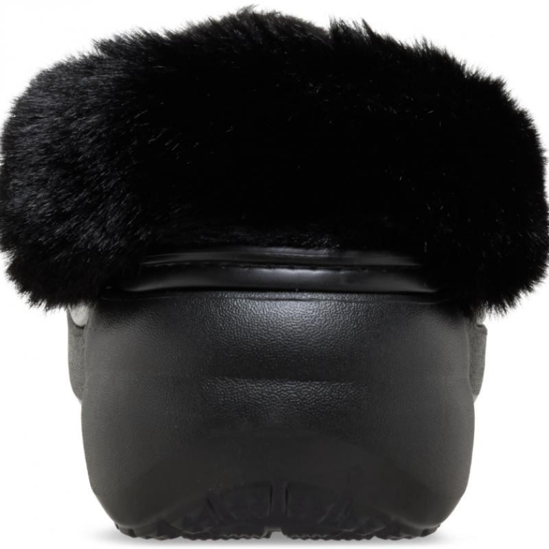 Crocs Classic Platform Fuzz Lined Clog 212854 001