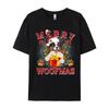 Merry Woofmas Papillon Dog Christmas Ornaunisexts TShirt Unisex Tshirts Gift Short Sleeve Tops Shirt Coupons Group Clothing Shirt