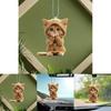 Cat Acrylic Car Accessory With Christmas Tree Decor For Auto Interior Decoration