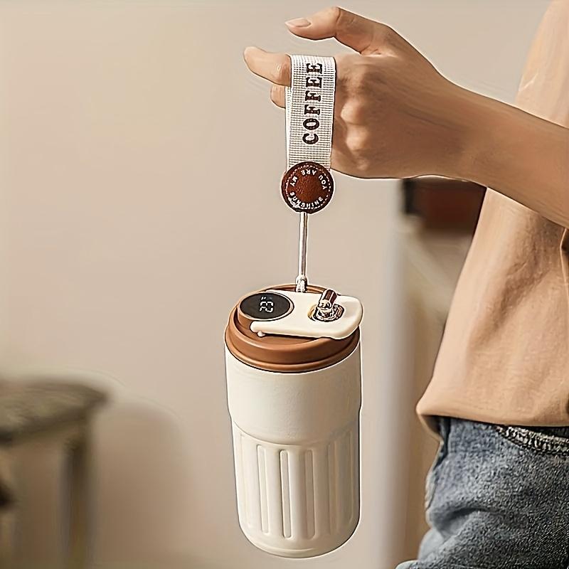 1pc Vintage Coffee Cup | Portable Insulated Travel Mug for Men and Women, 316 Stainless Steel Leakproof Lid, Keeps Drinks Hot or Cold for Hours